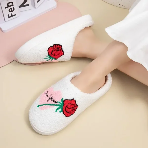 New Arrival Men's Women's Cotton Slippers Indoor Fleece-lined Thick Base Couple