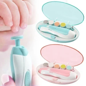 Baby Electric Nail Trimmer Kid Nail Polisher Tool Baby Care Trimmer Infant Manicure Set