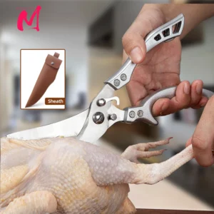 Kitchen Chef Knife Forged Stainless Steel Bone Chopping Kitchen Shears Fish Cutter Scissors